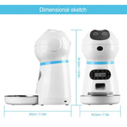 3.5L Automatic Pet Feeder with Timer and Stainless Steel Bowl