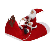 Santa Festival Dog & Cat Costume - Funny Christmas Party Outfit