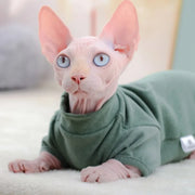 Warm Cotton Sphynx Cat Hoodie - Fleece Vest Pajama Sweatshirt