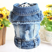 Cat Denim Vest Jacket - Casual Spring Autumn Kitten Outfit