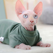 Warm Cotton Sphynx Cat Hoodie - Fleece Vest Pajama Sweatshirt