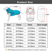 Reversible 3-Layer Winter Dog Vest - Waterproof Warm Coat