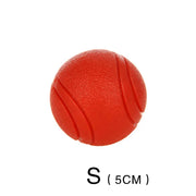 HOOPET Bite-Resistant Rubber Ball Dog Toy - Solid Chew & Fetch Ball