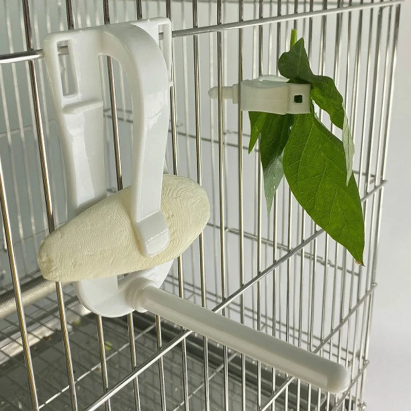 Parrot Fruit and Vegetable Clip Holder for Bird Cages