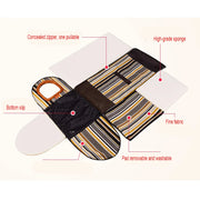 Star Print Foldable Pet House - Warm Dog & Cat Kennel Bed