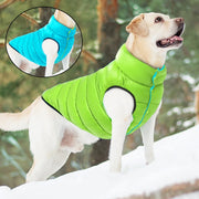 Reversible 3-Layer Winter Dog Vest - Waterproof Warm Coat
