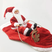 Santa Festival Dog & Cat Costume - Funny Christmas Party Outfit