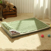 Detachable Dog Bed Mat - Cotton Indoor House Cushion for All Sizes