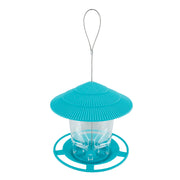 Automatic Hanging Bird Feeder with Multi-Hole Dispenser