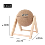 Sisal Rope Cat Scratching Ball Board for Kittens