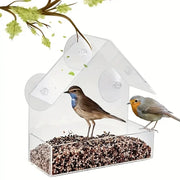 Outdoor Acrylic Bird Feeder House for Window Viewing