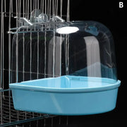 External Hanging Bird Bath for Parrots and Small Birds