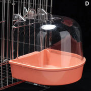 External Hanging Bird Bath for Parrots and Small Birds