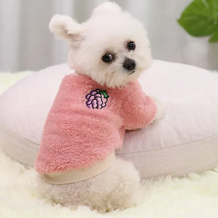 Warm Small Dog Hoodie Coat - Fleece Puppy Outfit XS-XXL