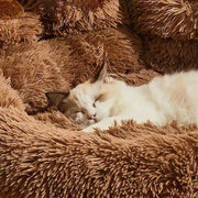Winter Warm Dog Sofa Bed - Plush Kennel Mat for Pets