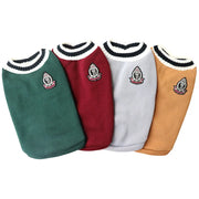 Collegiate Style Pet Sweater Vest - Warm Winter Cat & Dog Sweatshirt