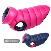 Reversible 3-Layer Winter Dog Vest - Waterproof Warm Coat