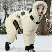 Thickened Winter Dog Jacket - Full Neck Cover Coat for Big Dogs