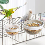 Detachable Transparent Bird Food and Water Cup