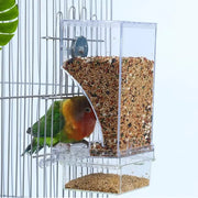 Anti-Splash Automatic Bird Feeder Box for Parakeets
