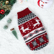 Christmas Dog Sweater - Winter Knit Holiday Costume for Pets