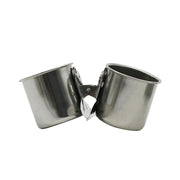Stainless Steel Bird Feeding Bowl with Clip Holder