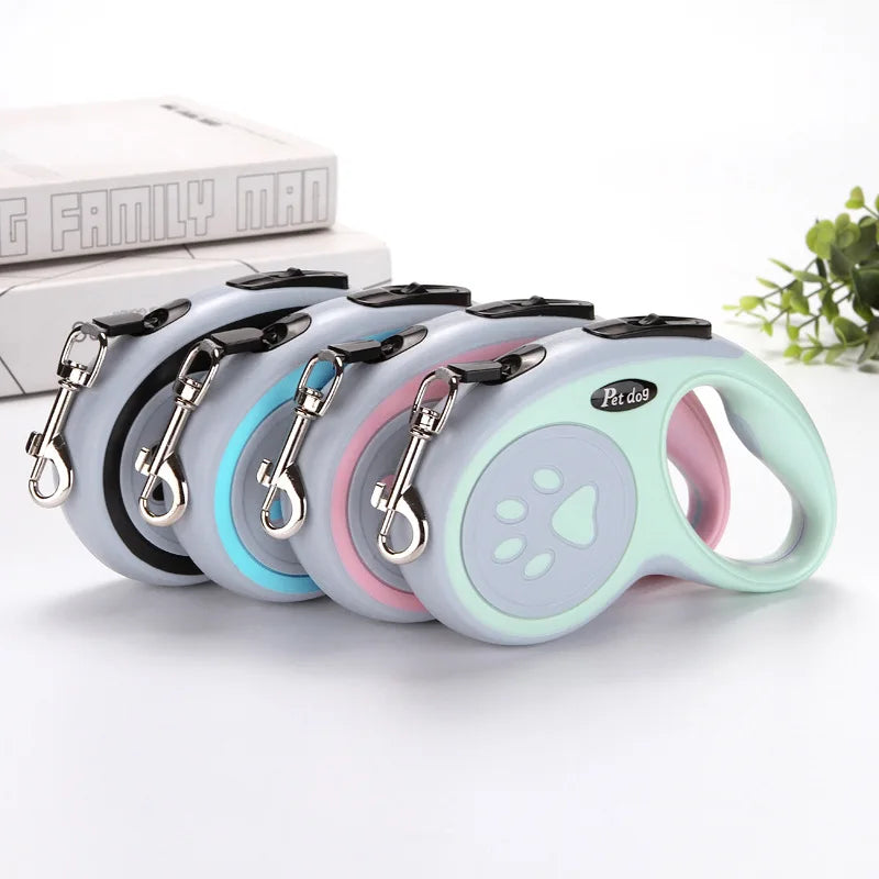 3m/5m Retractable Nylon Dog Leash - Automatic Walking Lead for Small Dogs