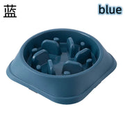 Round Anti-Choking Slow Feeder Bowl for Dogs and Cats