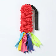 Plush Rope Dog Chew Toy With Handle - Pulling Toy for Active Chewers
