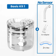 ROJECO Automatic Cat Water Fountain with Sensor Drinking Tray