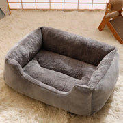 Plush Cat and Dog Bed Cushion - Breathable Basket House Bed