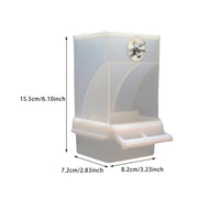 Anti-Splash Automatic Bird Feeder Box for Parakeets