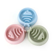 Round Anti-Choking Slow Feeder Bowl for Dogs and Cats