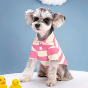 Casual Dog Polo Shirt - Summer T-Shirt for Dogs and Cats