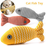 Interactive Simulation Fish Kicker Pillow Cat Toy