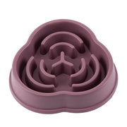 Round Anti-Choking Slow Feeder Bowl for Dogs and Cats