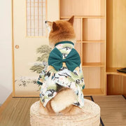 Japanese Style Pet Kimono Coat - Thin Summer Cat & Dog Outfit