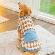 Fleece Hoodie Vest for Big Dogs - Warm Jacket for Large Breeds