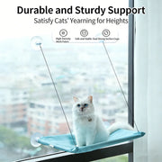 Window Cat Hammock Bed - Washable Suction Shelf Seat