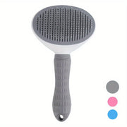 Self-Cleaning Slicker Brush for Dog and Cat Hair Removal