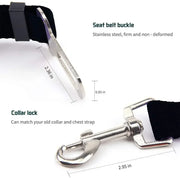 Adjustable Pet Car Seat Belt - Safety Harness Lead for Dogs & Cats