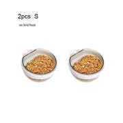Detachable Transparent Bird Food and Water Cup