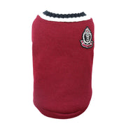 Collegiate Style Pet Sweater Vest - Warm Winter Cat & Dog Sweatshirt
