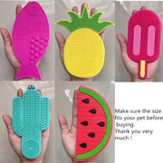 Silicone Slow Feeding Lick Mat with Suction Cups for Small Pets
