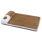 Detachable Dog Bed Mat - Cotton Indoor House Cushion for All Sizes