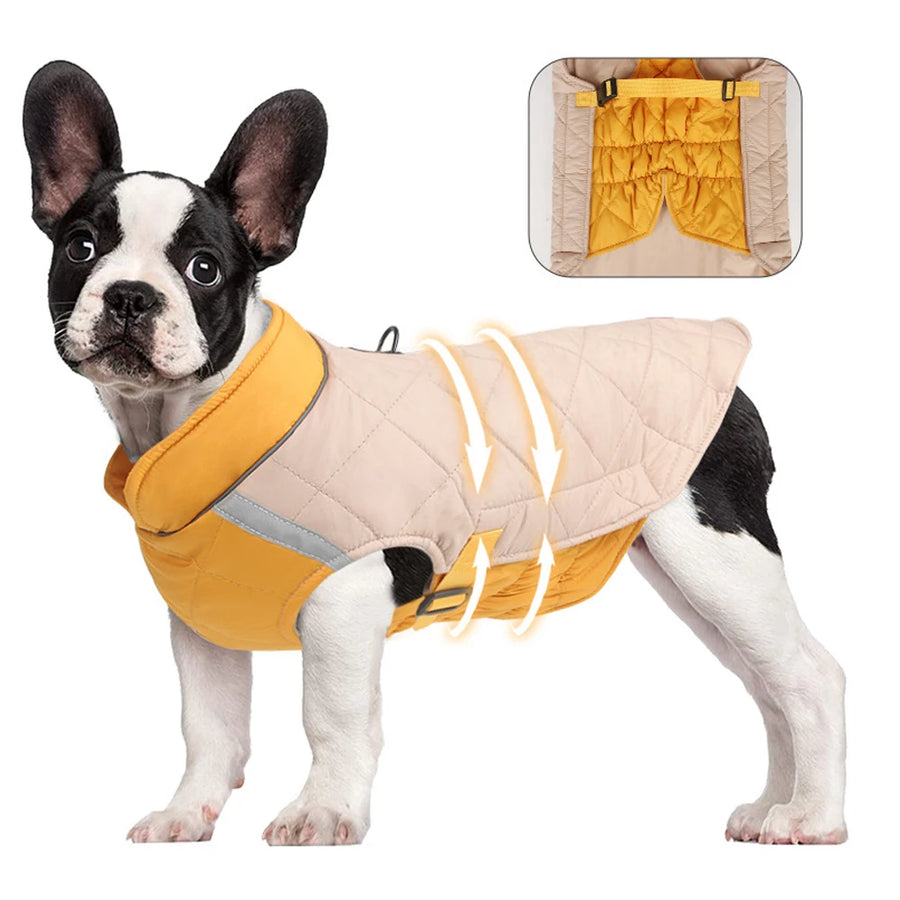 Waterproof Padded Dog Vest Jacket - Warm Coat for Small Large Dogs