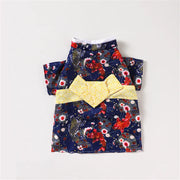 Japanese Style Pet Kimono Coat - Thin Summer Cat & Dog Outfit