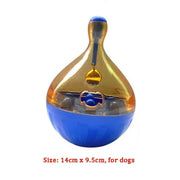 Interactive Slow Feeder Treat Ball - IQ Food Dispenser Dog Toy