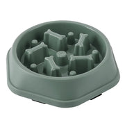 Round Anti-Choking Slow Feeder Bowl for Dogs and Cats