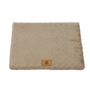 3D Foam Orthopedic Dog Bed - Washable Faux Fur Crate Mat